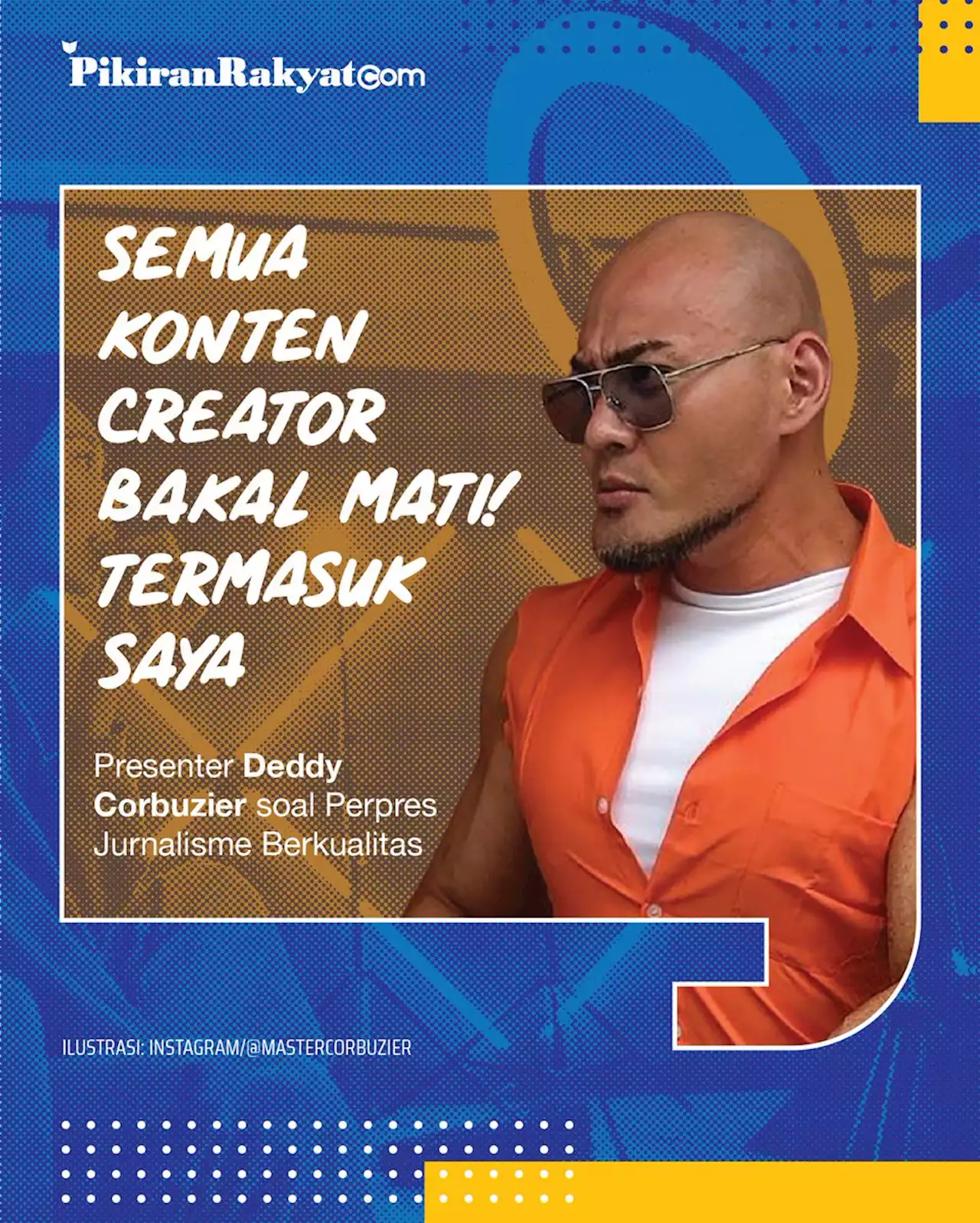 Perpres Jurnalisme Berkualitas Timbulkan Kontroversi, Deddy Corbuzier: Semua Konten Creator Bakal Mati!