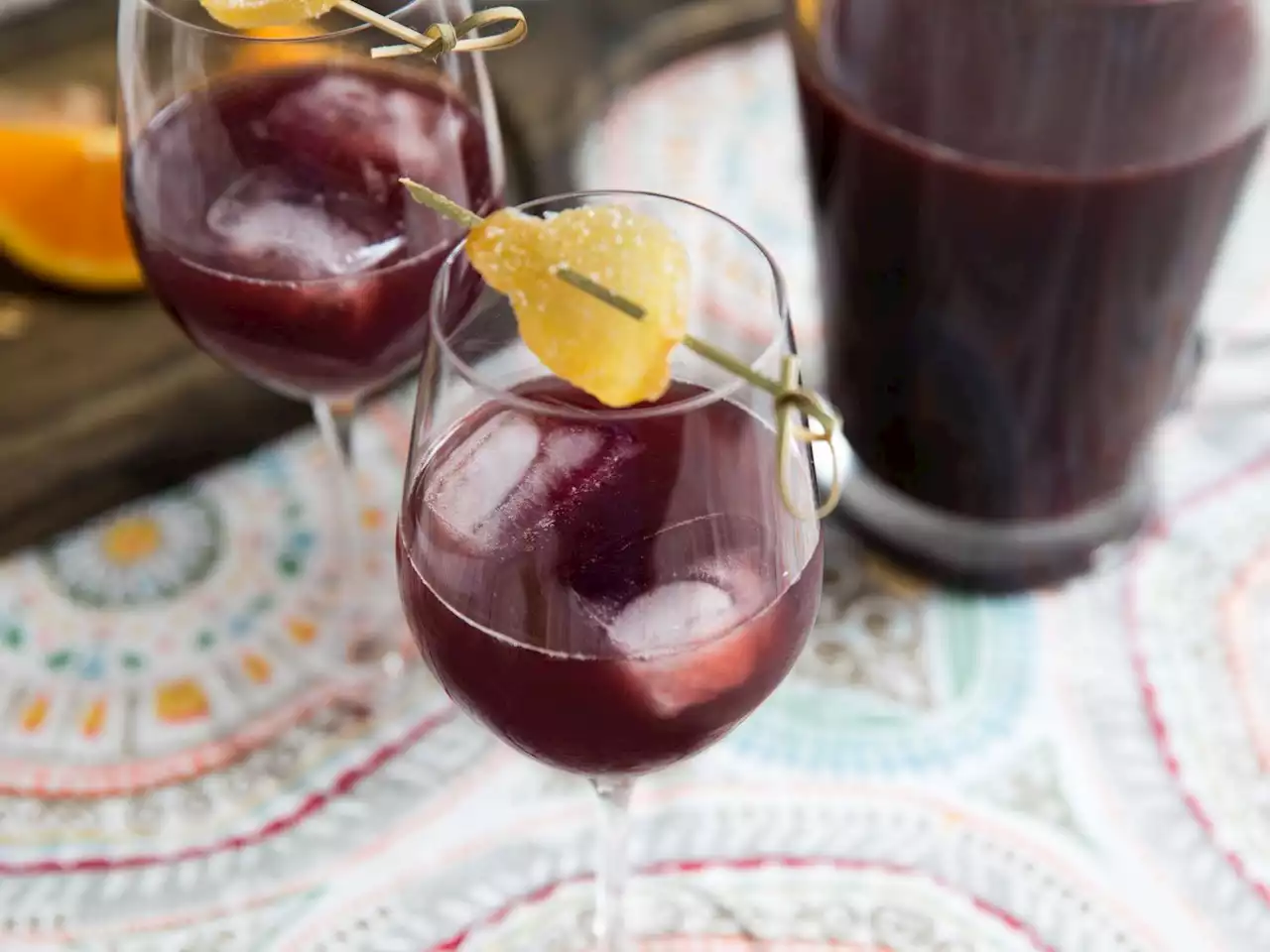 Ginger-Cardamom Red Wine Sangria Recipe