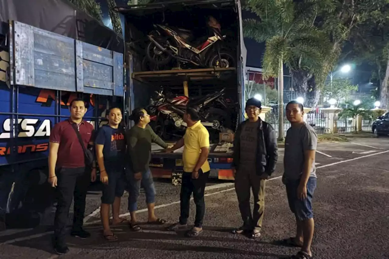 Polda Jambi Gagalkan Pengiriman Puluhan Motor Bodong Asal Jakarta