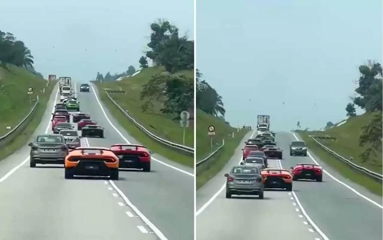 Five supercar drivers questioned by cops for reckless driving