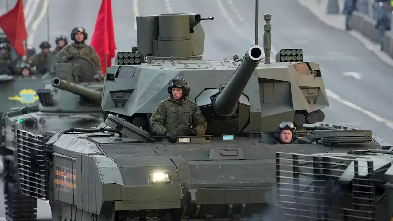 Rysslands nya stridsvagn T-14 Armata påstås ha varit vid fronten i Ukraina