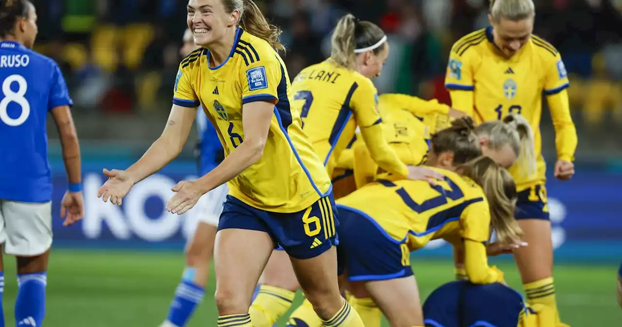 Sverige till VM-åttondel efter historisk kross