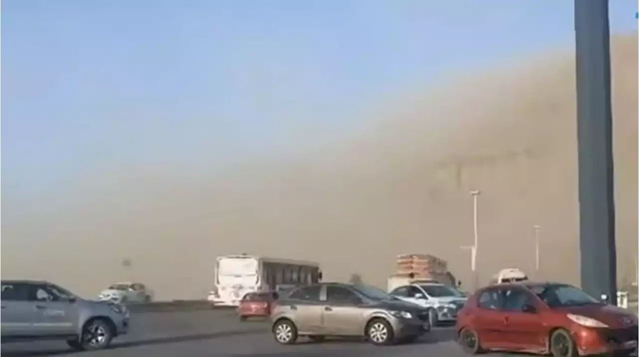 Video impactante: así fueron las fuertes ráfagas de viento en Comodoro Rivadavia