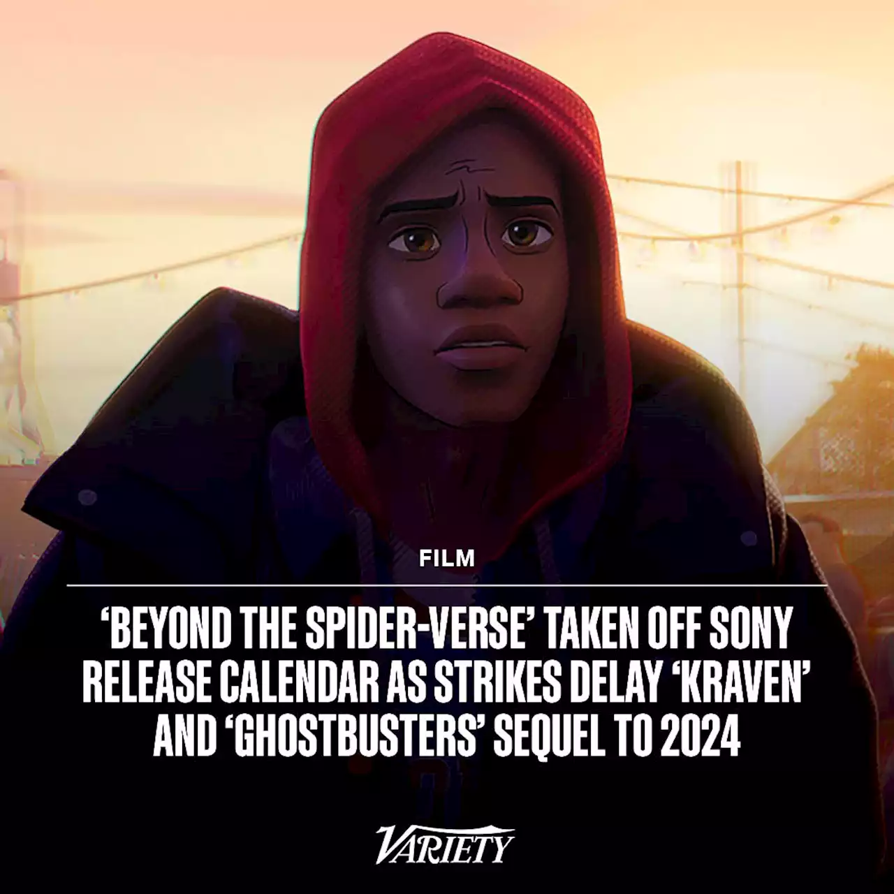 ‘Beyond the Spider-Verse’ Taken Off Sony Release Calendar as Strikes Delay ‘Kraven’ and ‘Ghostbusters’ Sequel to 2024