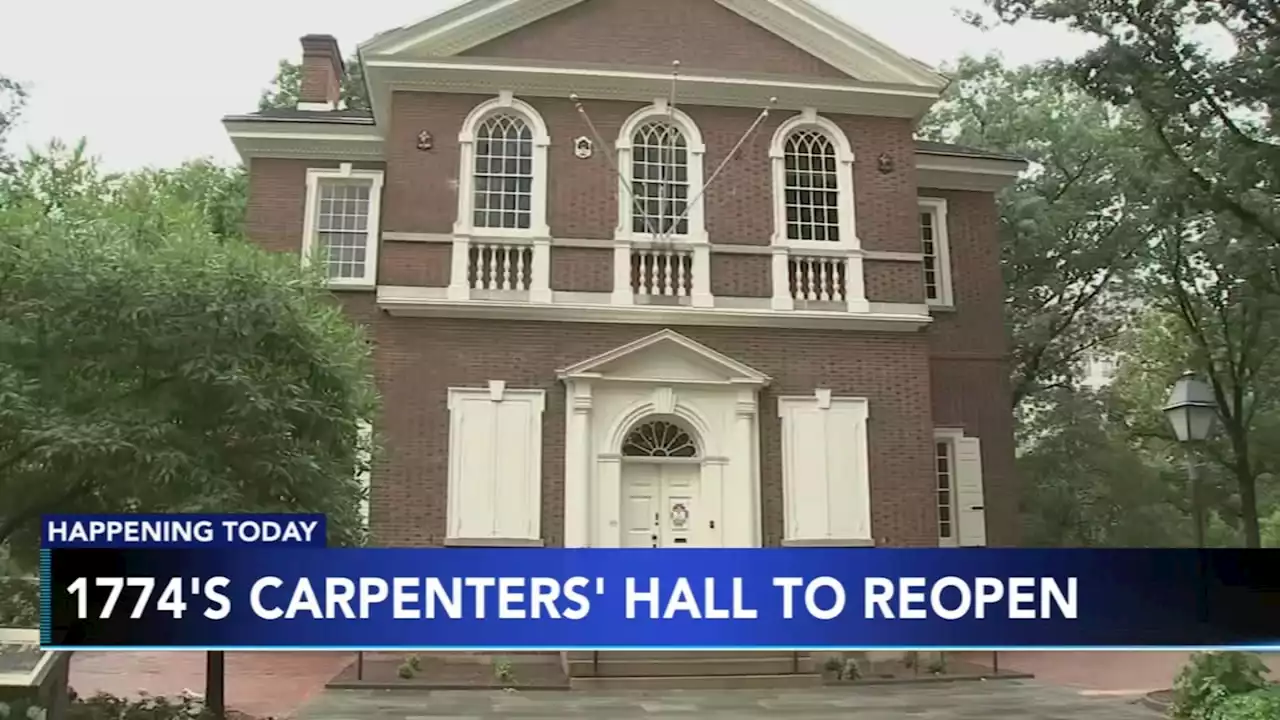 Carpenters' Hall to reopen in time for July 4th after Christmas Eve arson