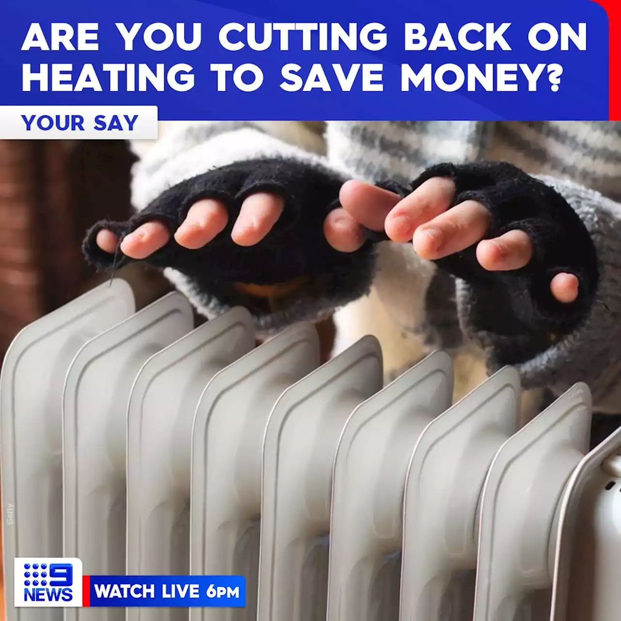 Millions of Aussies cutting back on heating amid rising energy prices