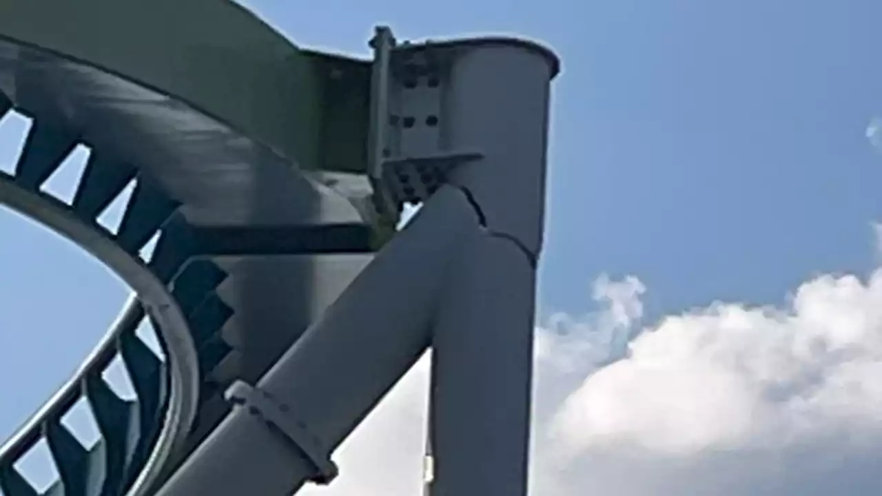 North Carolina roller coaster set to be investigated after dad spots crack in pillar