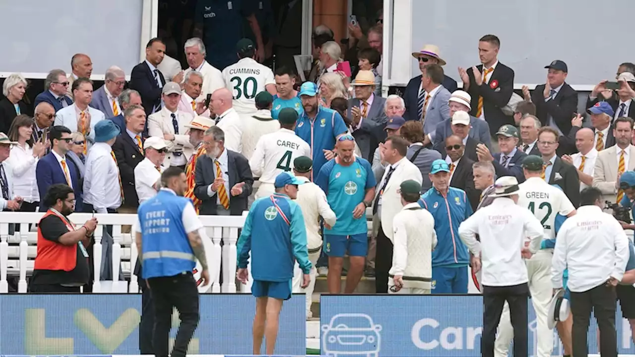 Australia claims fans at Lord's attempted to trip players coming off the field, as the MCC confirms suspension of three members