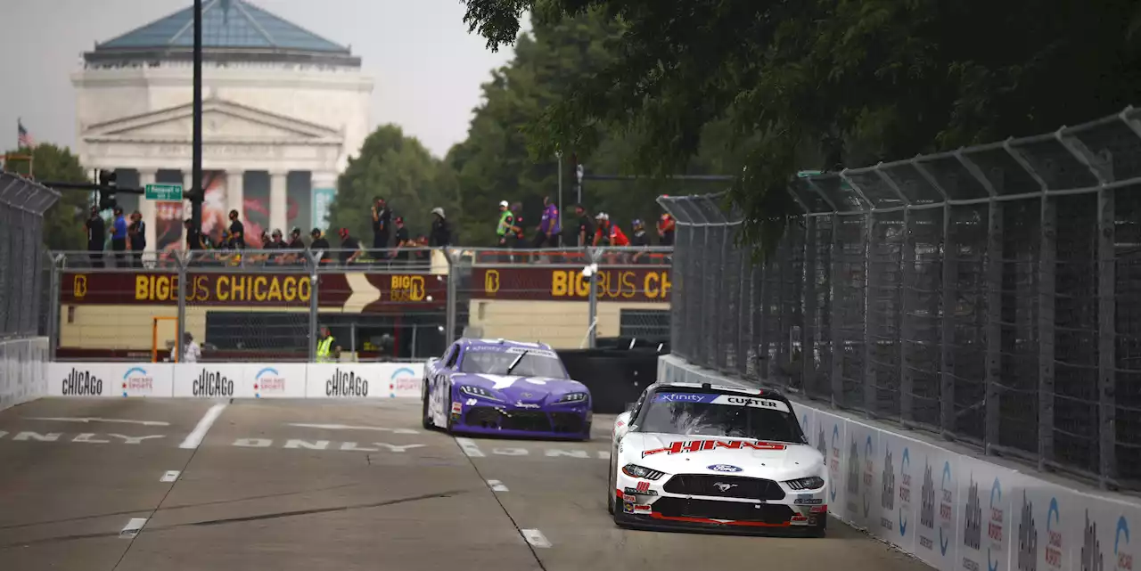 Cole Custer Wins Rain-shortened Downtown Chicago NASCAR Xfinity Race