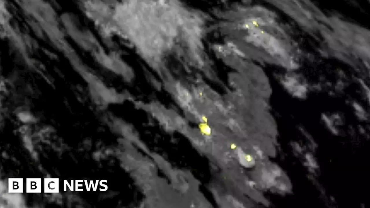 Weather satellite captures lightning spectacle across Earth