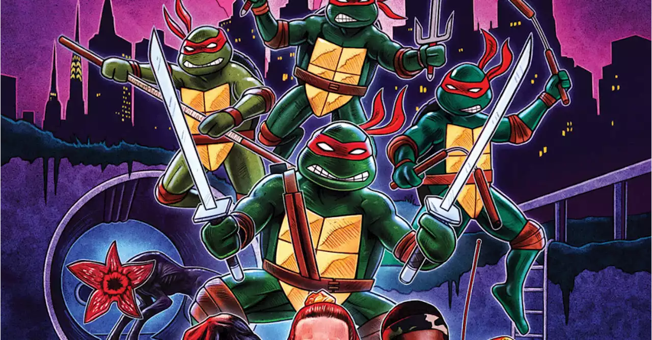 Stranger Things X TMNT For IDW San Diego Comic-Con 2023 Exclusives