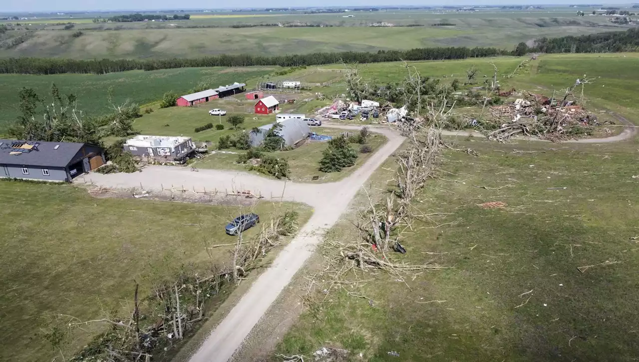 Woman whose home was destroyed by tornado estimates 100 people came to help clean up