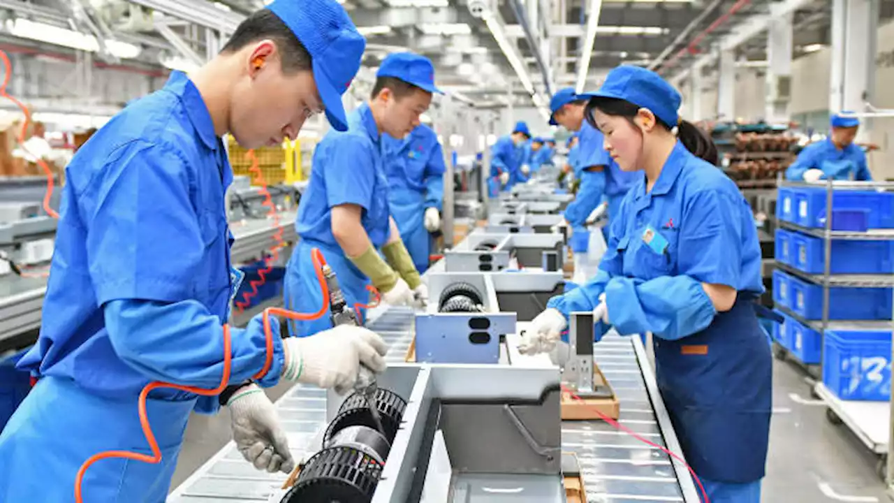 China's factory activity grew more slowly in June, Caixin survey shows