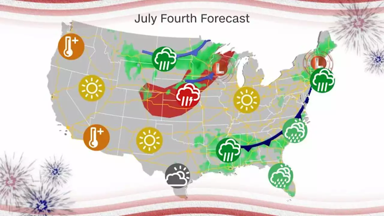 Where storms could disrupt Fourth of July fireworks and festivities | CNN