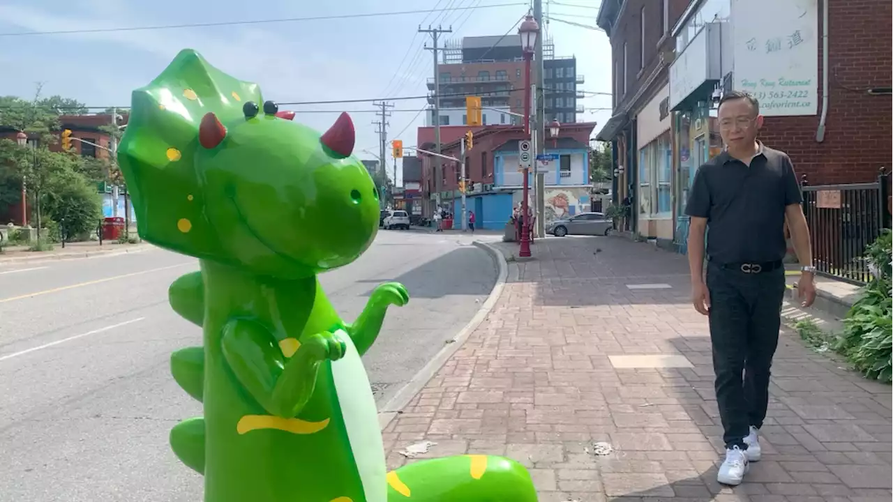 Chinatown residents in Ottawa frustrated after statues defaced or stolen