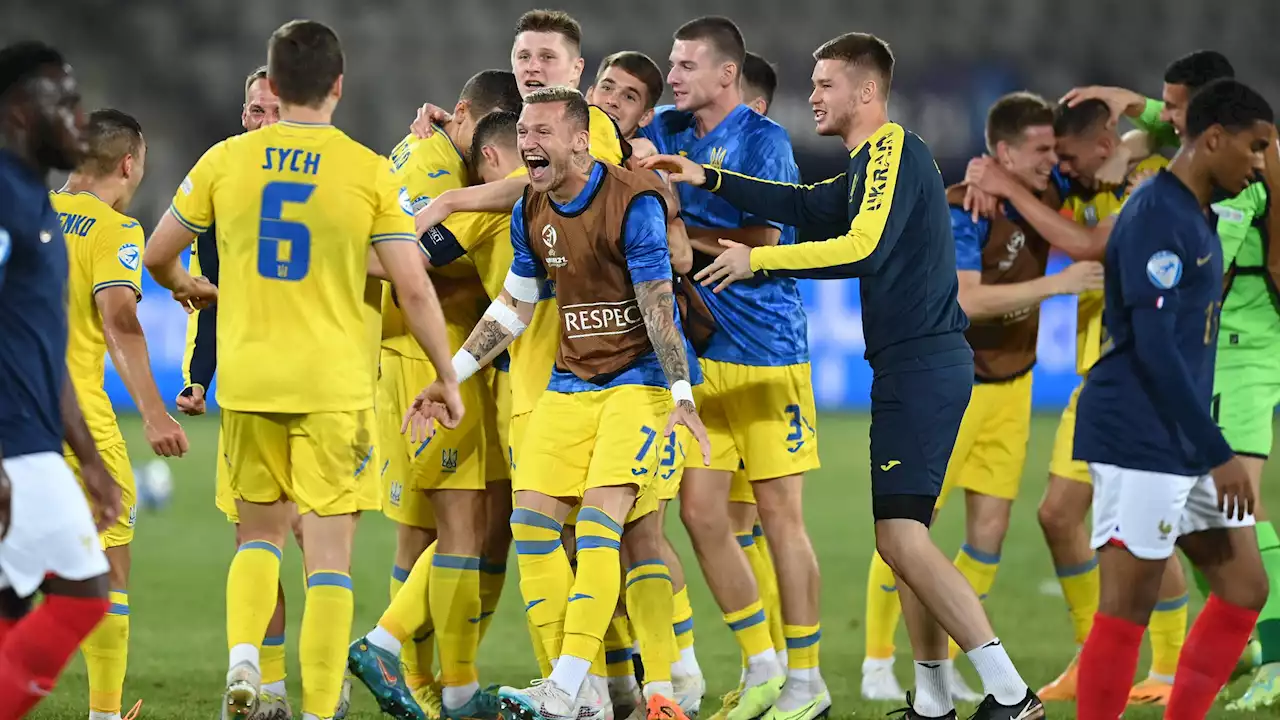 U21-EM: Ukraine feiert historischen Einzug ins Halbfinale - Gedanken der Turnier-Helden in der Heimat