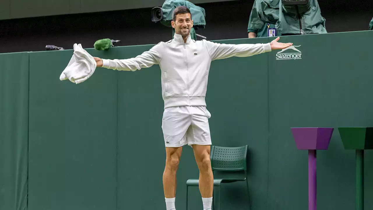 Wimbledon 2023 - Novak Djokovic trotzt Regen-Farce zum Auftakt: 'Wohl mein komischstes Match hier'