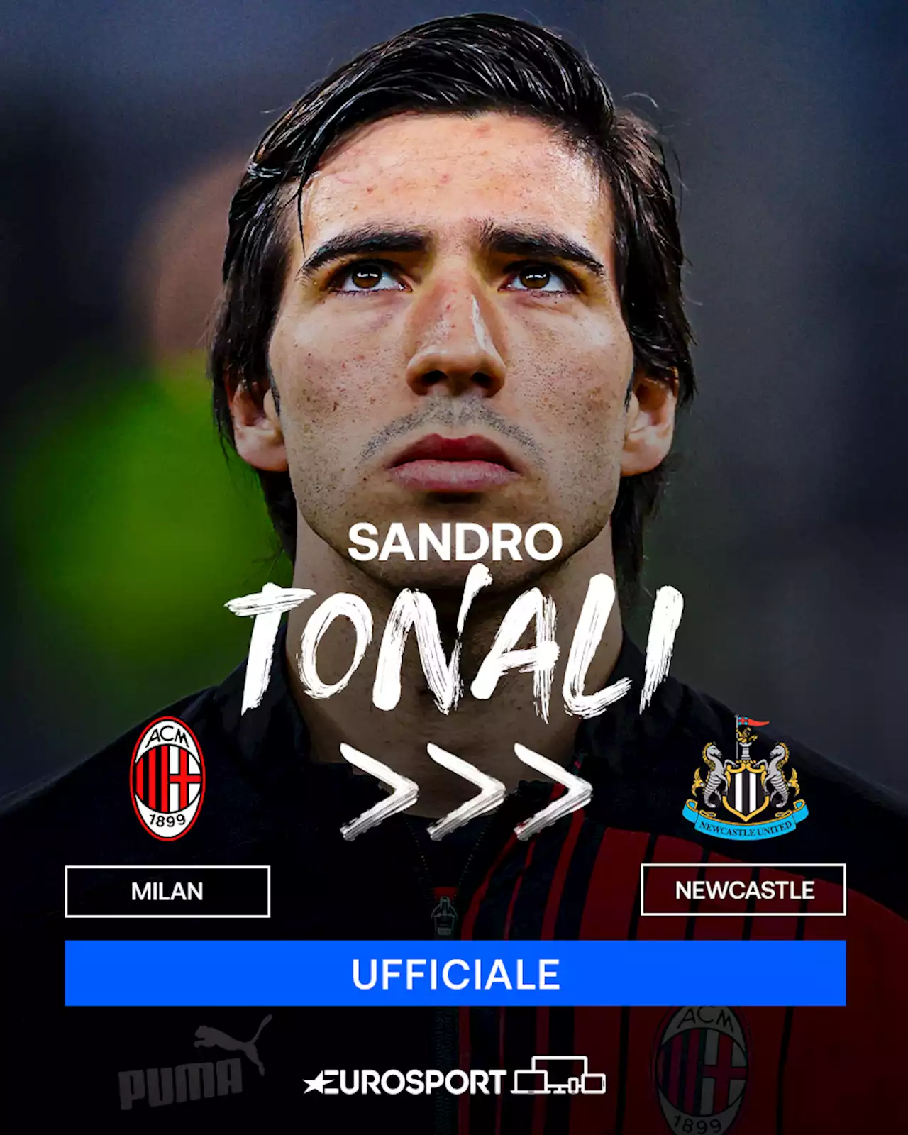 Ufficiale, Sandro Tonali lascia il Milan e va al Newcastle: cifre, durata contratto, quanto guadagnerà, dettagli