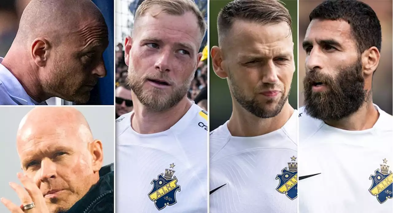 Så reagerar AIK-stjärnorna på tränarbytet: 'Blev förvånad'