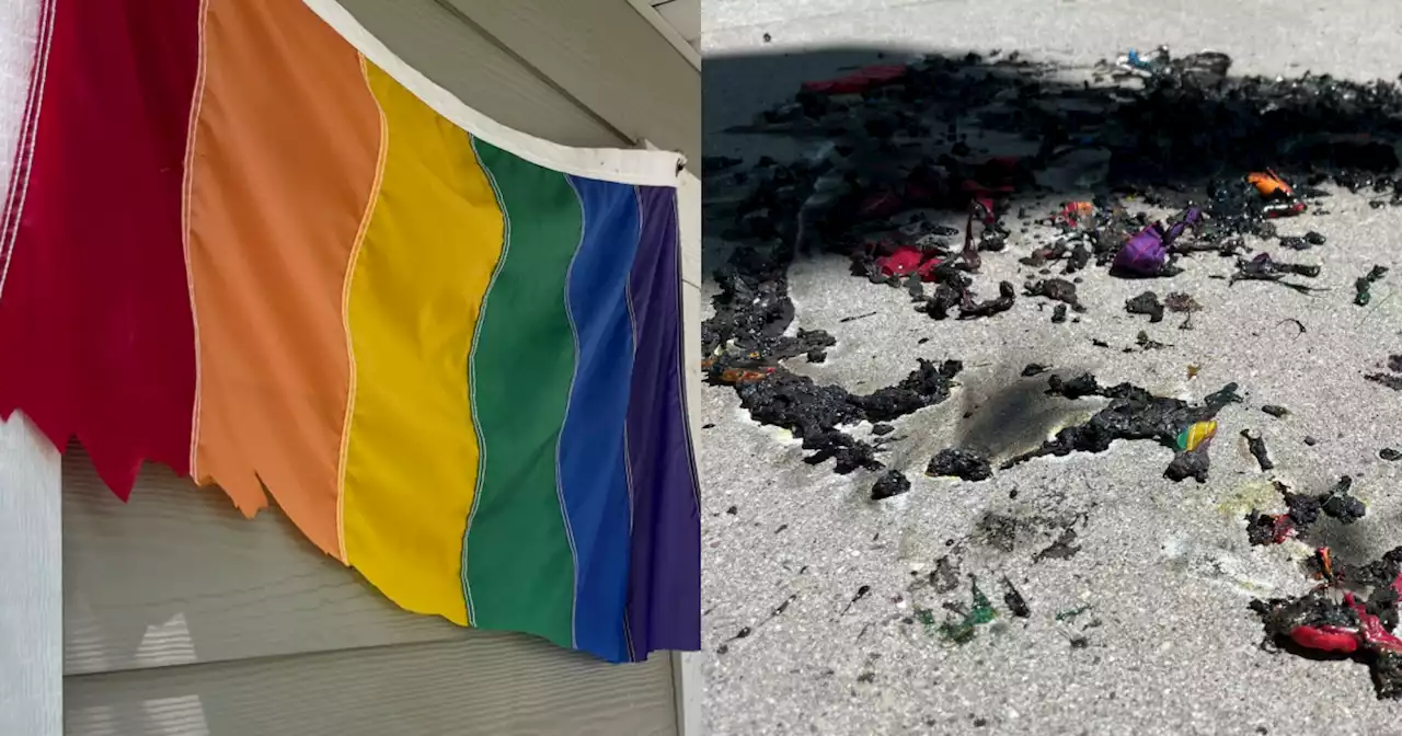 Salt Lake Police looking for individuals responsible for burning Pride flags