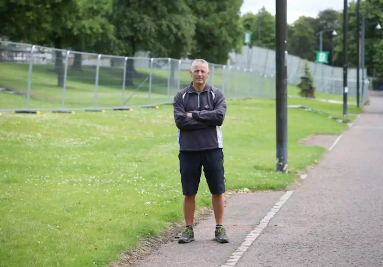 Man hits out at council as benches removed from Glasgow Green ahead of TRNSMT