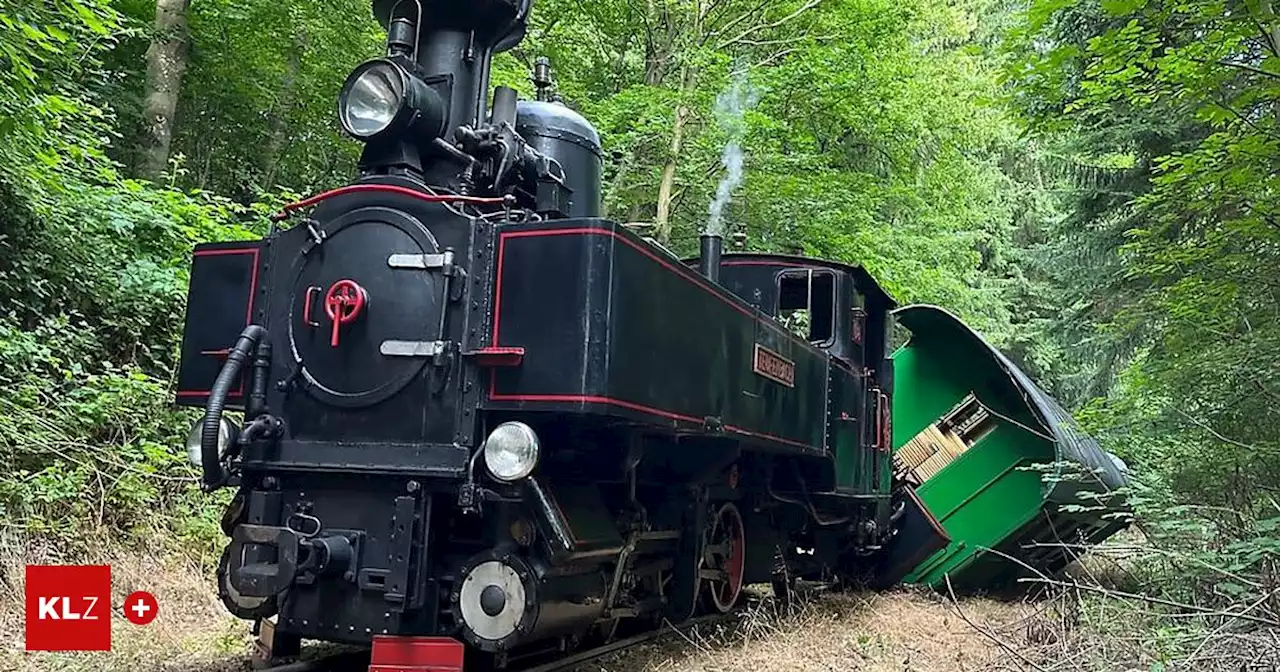 Mit Personen in Waggons - Wegen Sand auf den Schienen: Feistritztalbahn entgleist