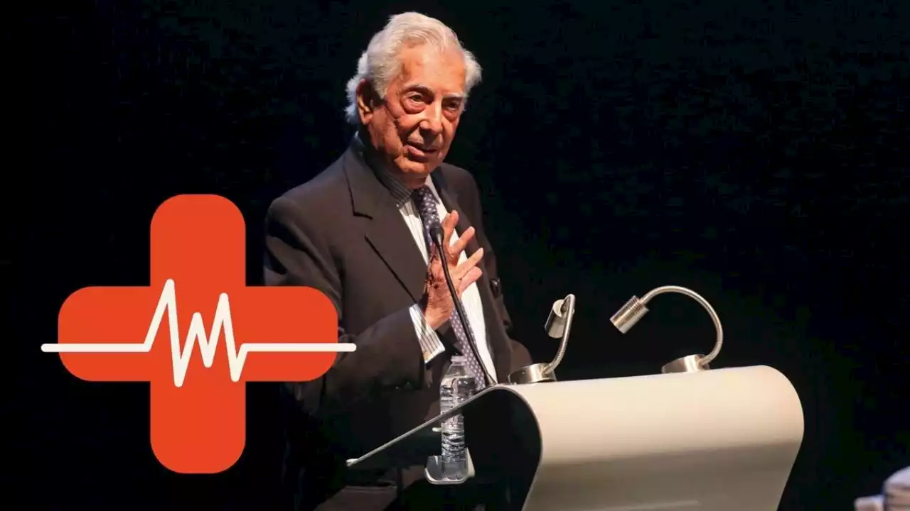 Mario Vargas Llosa, hospitalizado por contagio de covid-19