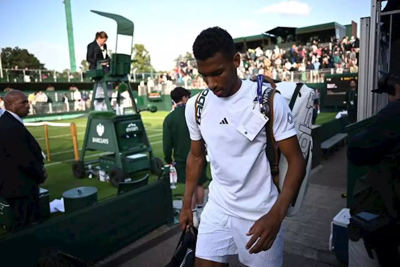 Félix Auger-Aliassime cède dès le premier tour à Wimbledon