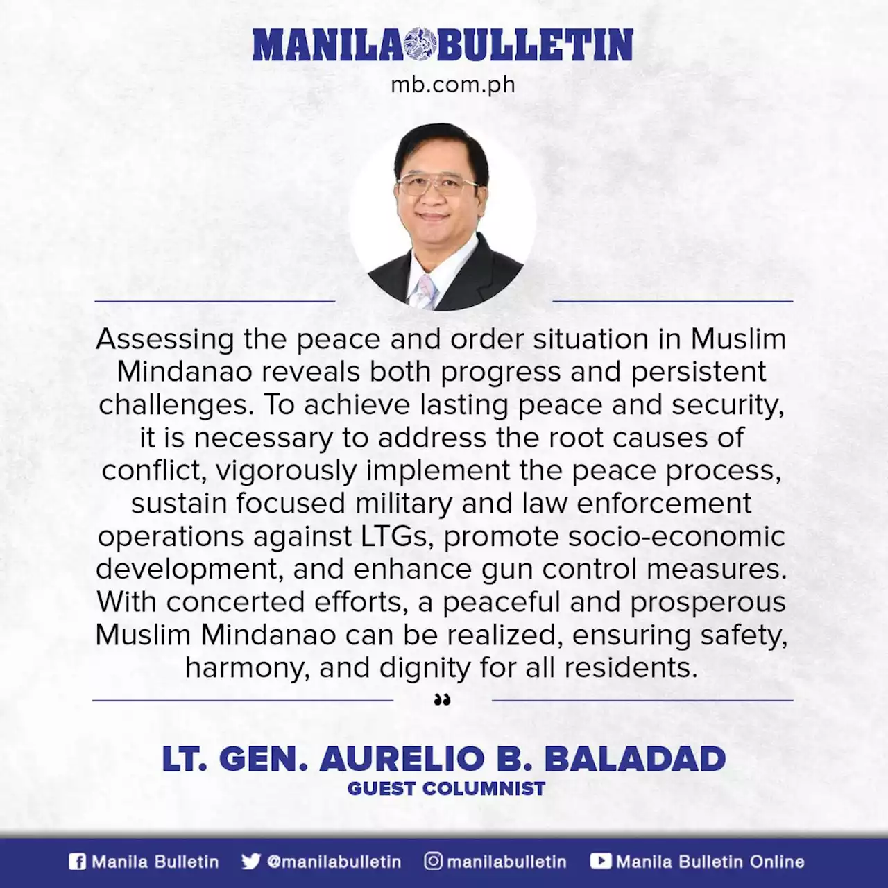 Assessing peace and order in Muslim Mindanao: Progress, challenges, and the road ahead