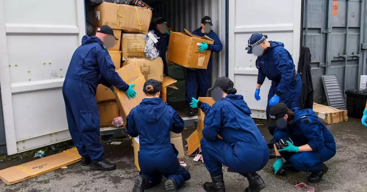 Police seize 580 tonnes of counterfeit goods in 'record UK haul' worth £870m