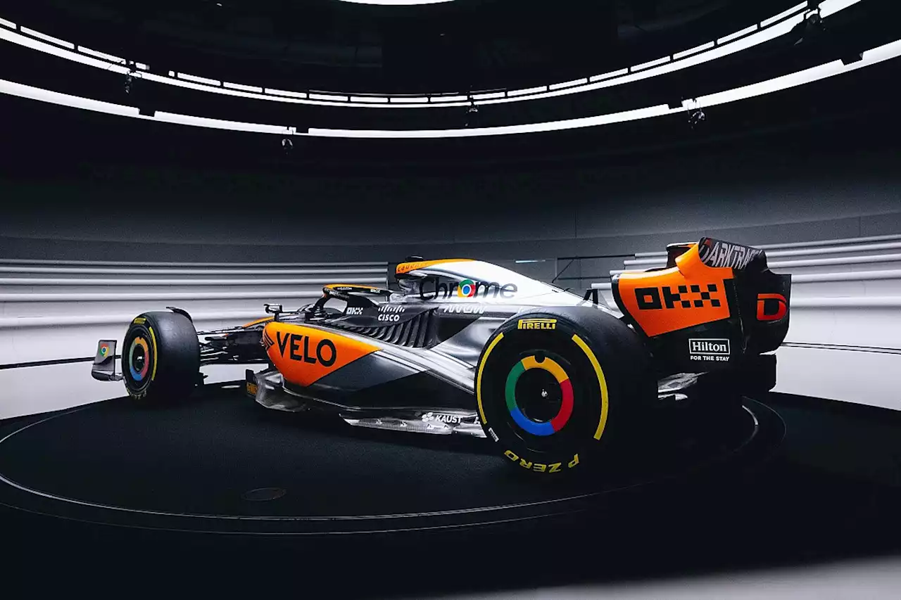 McLaren unveils throwback chrome F1 livery for British GP