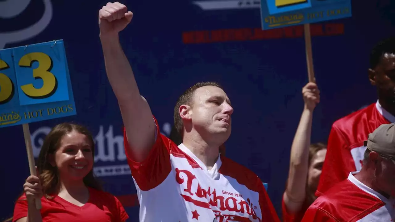 San Jose product Joey ‘Jaws' Chestnut seeks 16th hot dog eating title