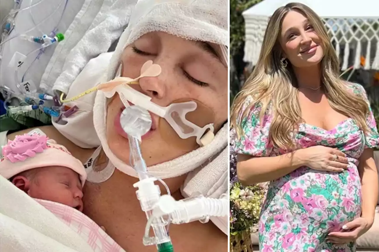 Pregnant influencer Jackie Miller James awake after medically-induced coma, reunited with baby