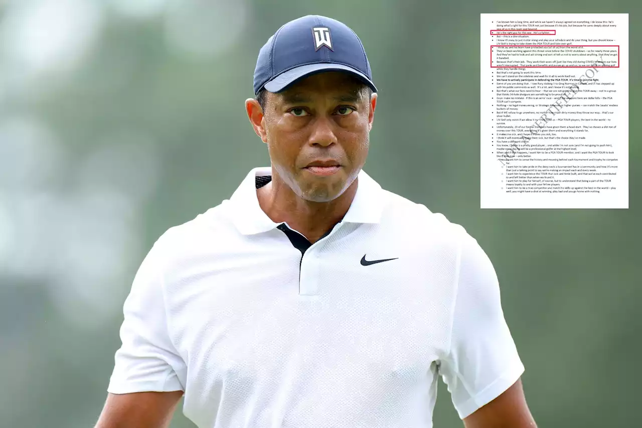 Tiger Woods breaks silence on LIV Golf-PGA Tour merger by denying explosive ‘leaked’ speech