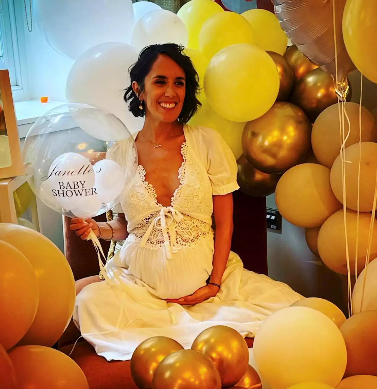 Inside Janette Manrara's star-studded baby shower - from balloons to celeb pals