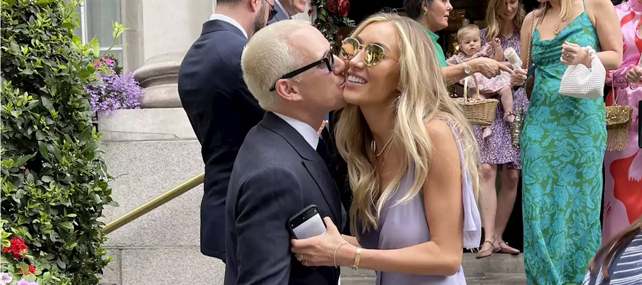 Jamie Laing and wife Sophie Habboo share kiss on steps at her sister’s wedding