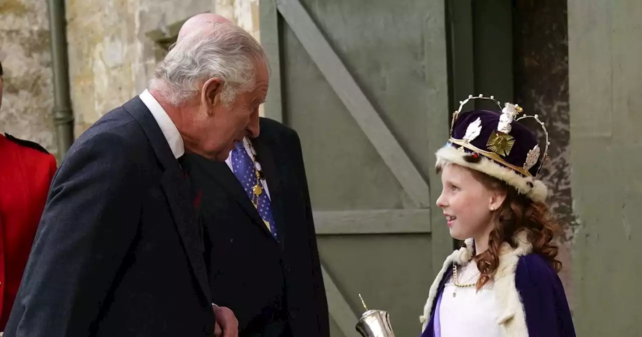 King Charles meets adorable ‘queen Scotland’ on first visit post-coronation