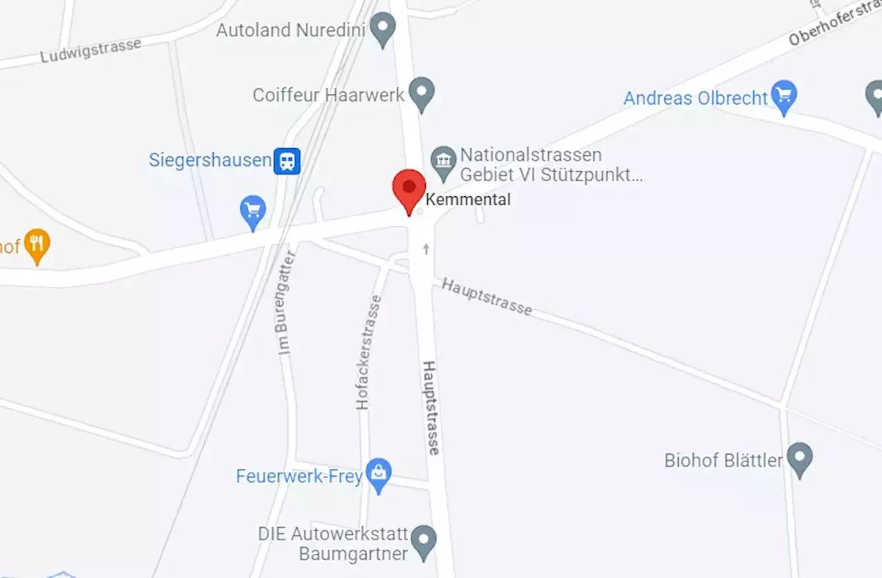 Hauptstrasse in Kemmental TG komplett gesperrt