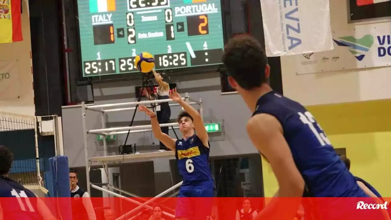 Portugal perde com a Itália e falha 'meias' do torneio WEVZA de voleibol sub-19