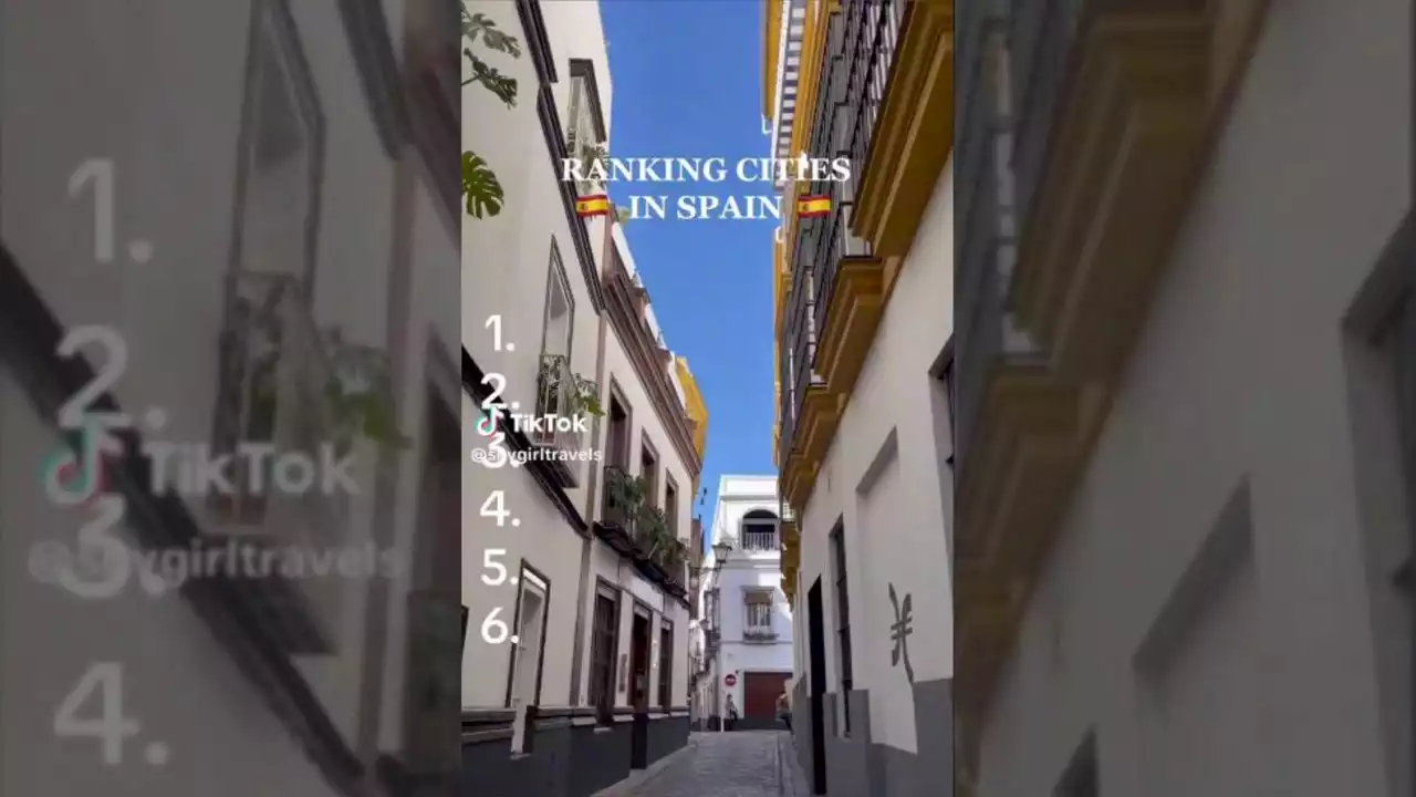 Una experta en viajes de TikTok cuenta cuál es la mejor ciudad de España que ha visitado y sus seguidores no están de acuerdo