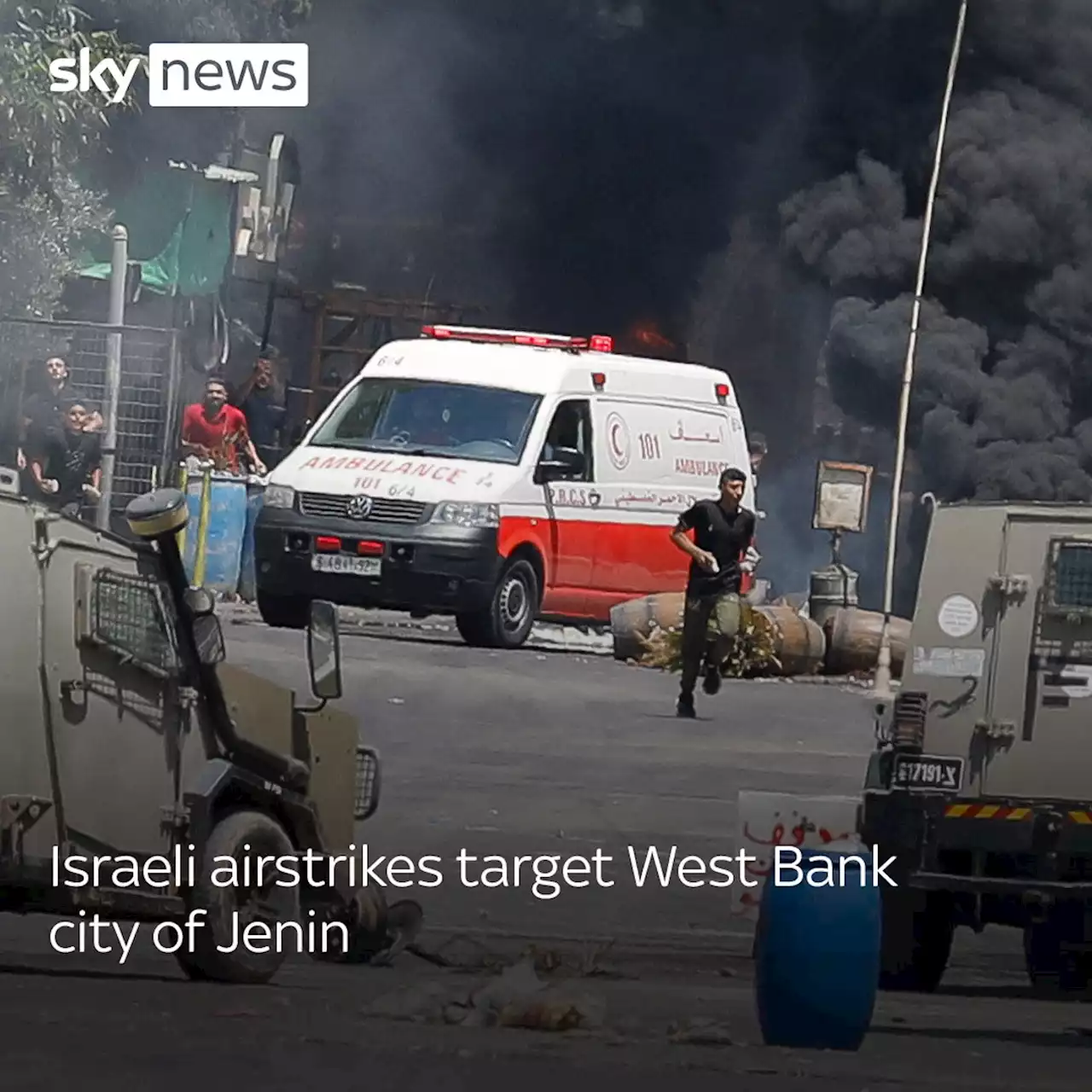 At least eight Palestinians killed as Israeli airstrikes target West Bank city of Jenin