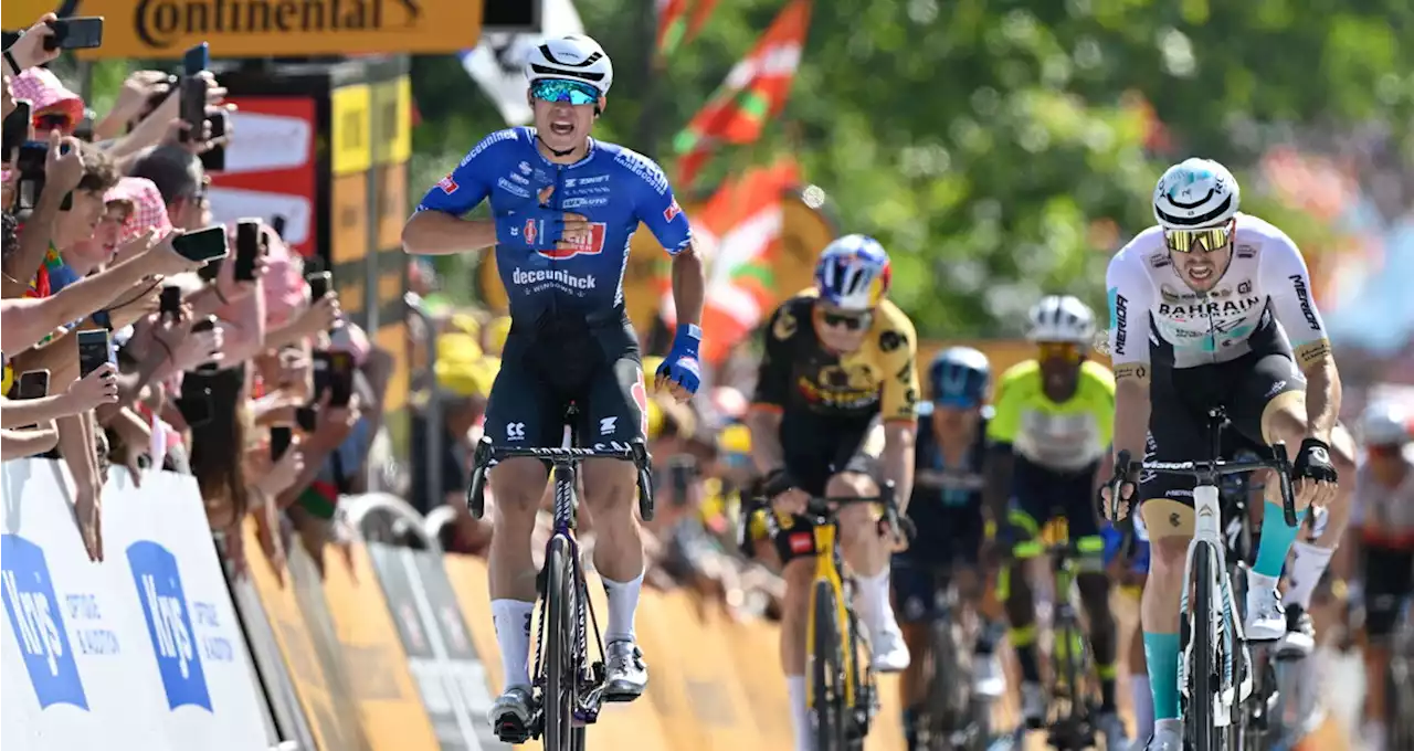 Tour de France, 3a tappa: Philipsen vince la volata, Adam Yates ancora in giallo