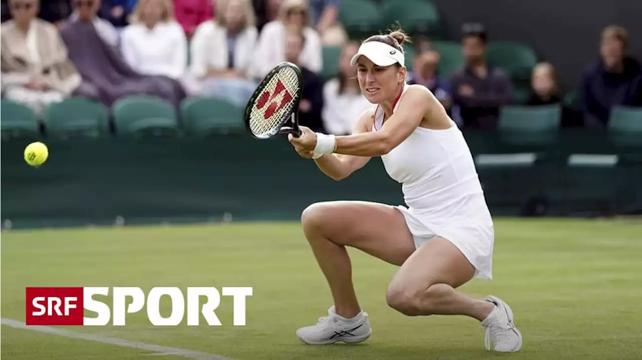 2-Satz-Sieg gegen Katie Swan - Bencic schafft Mini-Befreiungsschlag in Wimbledon