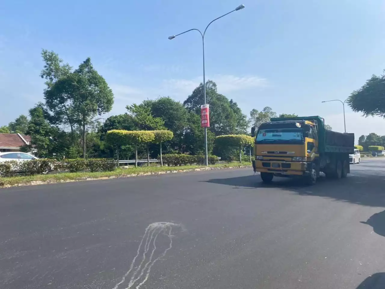 Lorries take toll on road near homes