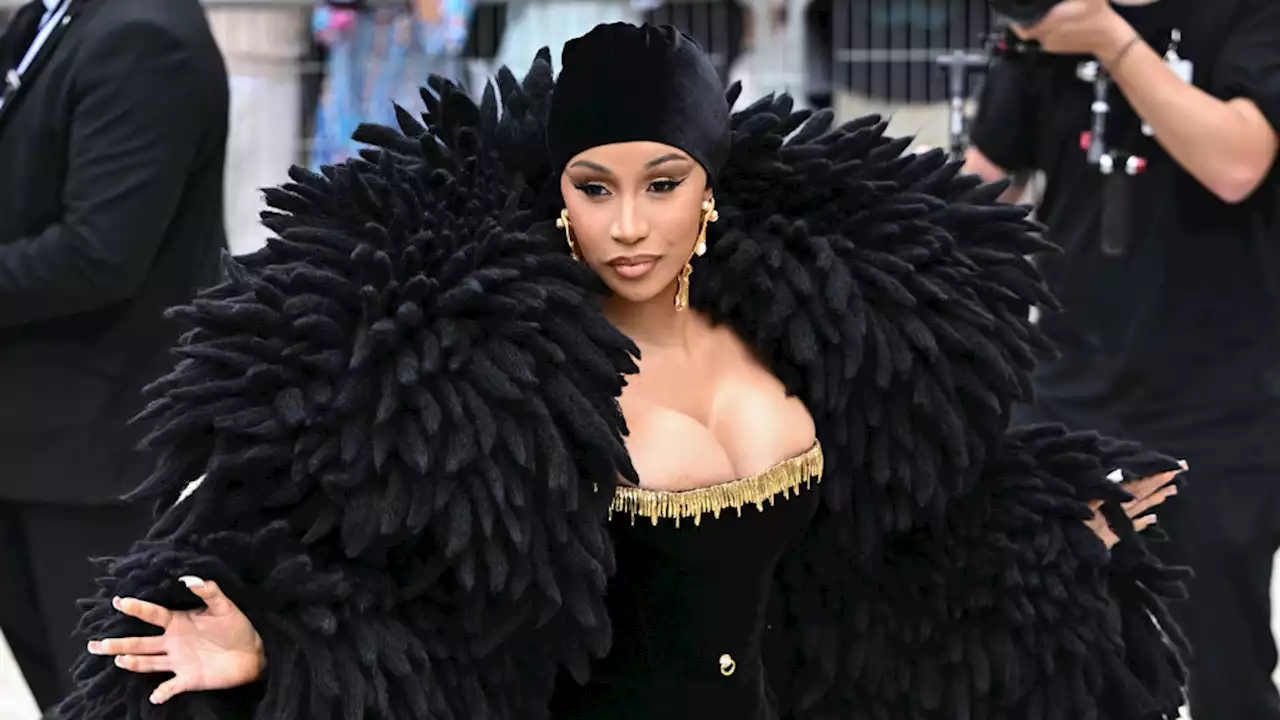 It's A Bird, It's A Plane, It's Cardi B At The Schiaparelli Couture Show