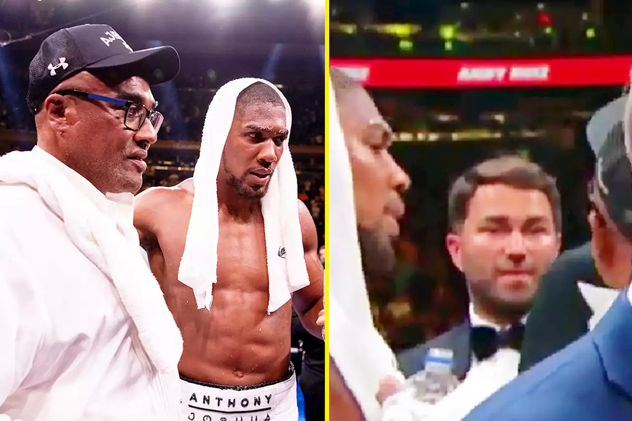 'I've never been so scared' - Eddie Hearn was angrily confronted by Anthony Joshua's dad