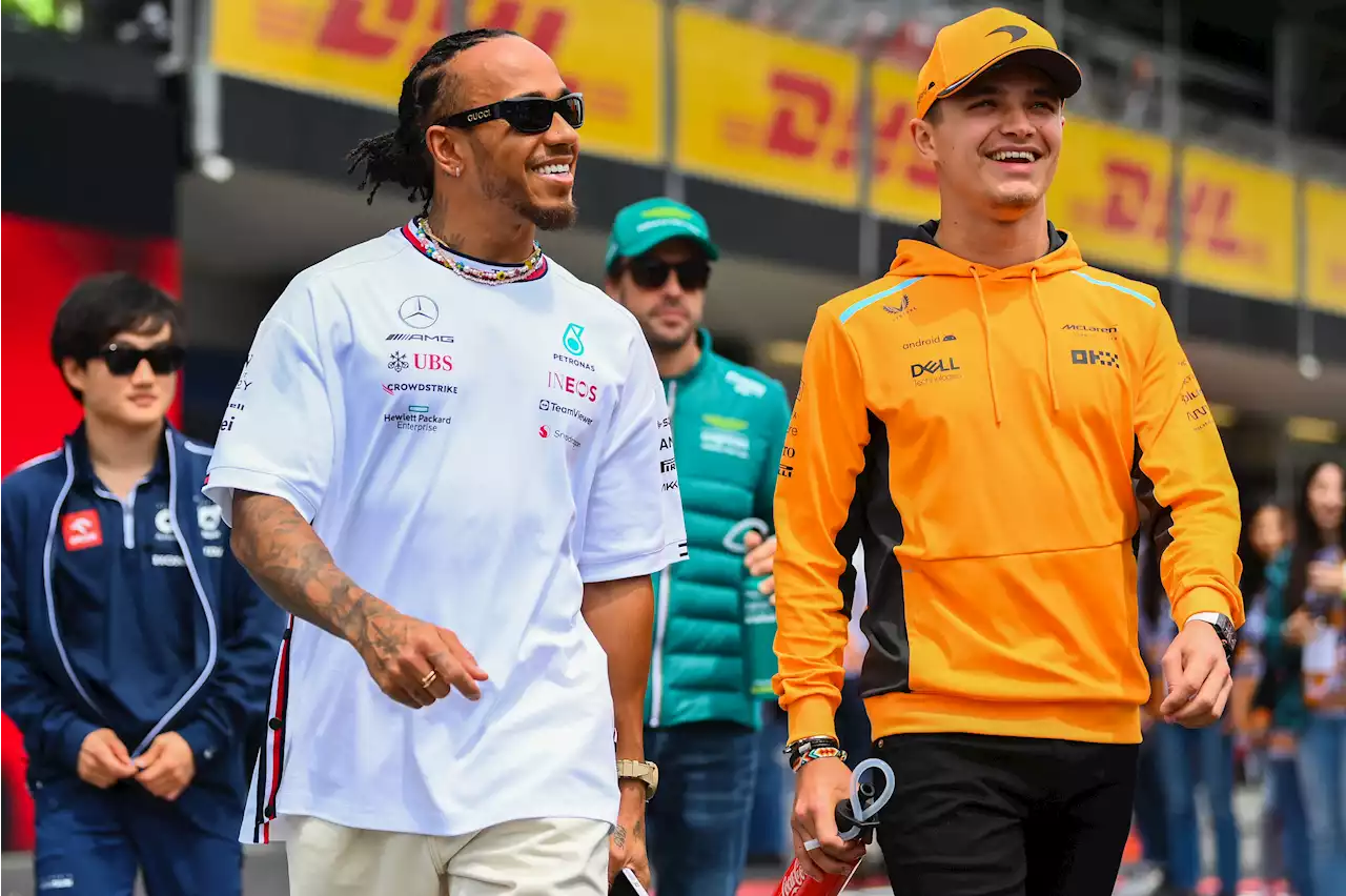 Lando Norris opens up on 'growing' friendship with 'inspirational' Lewis Hamilton