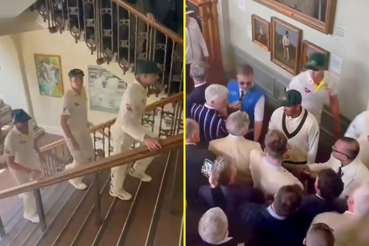 New footage shows MCC members hissing at Australia players after Bairstow's dismissal