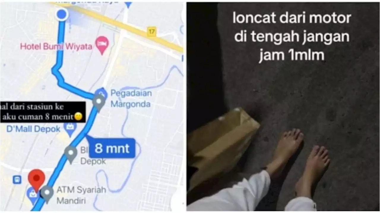 Viral Diduga Wanita Depok Ini Hampir Menjadi Korban Penculikan Driver Ojol