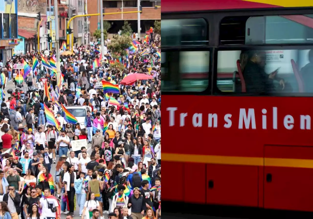 TransMilenio HOY: Estaciones cerradas y vías alternas por la Marcha del Orgullo LGBTI